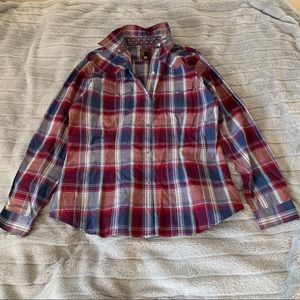 Roper Western Plaid Shirt Women’s Size Large
